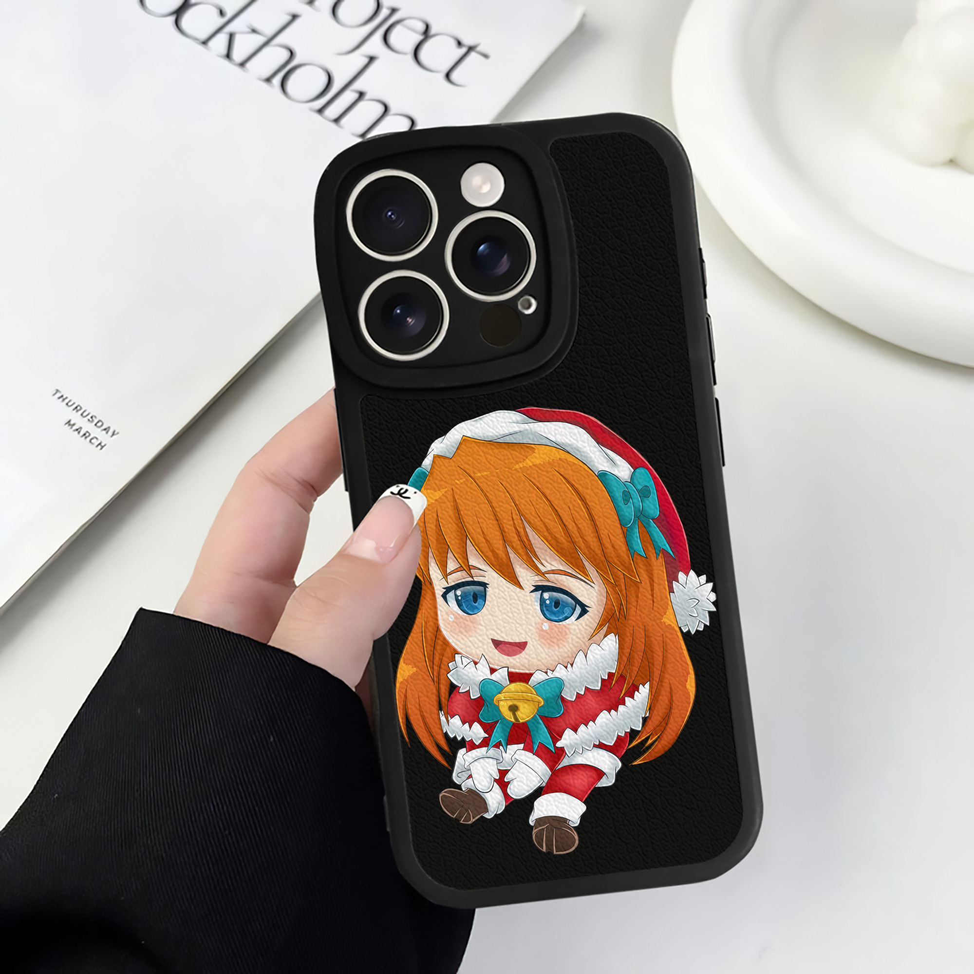 （画像用） EVA 新世紀エヴァンゲリオン 【iPhone 16シリーズ対応】シリコンスマホケース（レザー調） 材質：シリコン